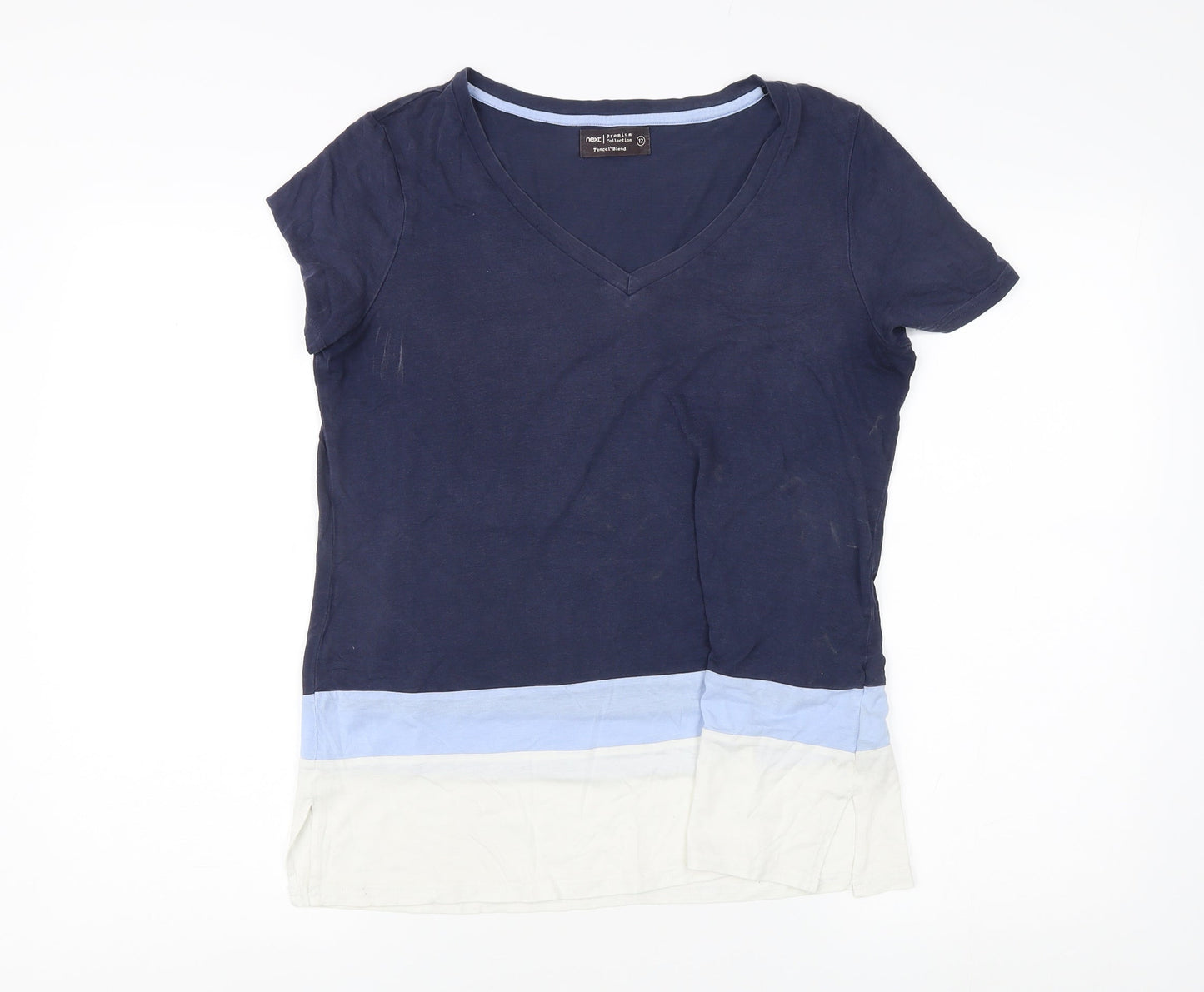Womens UK Size 12 NEXT Multicoloured Basic T-Shirt