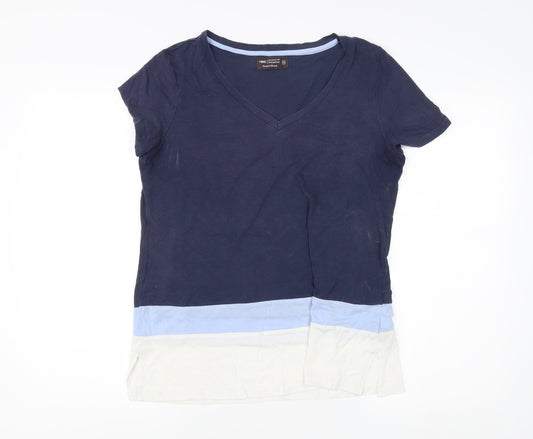 Womens UK Size 12 NEXT Multicoloured Basic T-Shirt