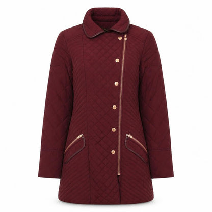 Womens UK Size 6 NEXT Red Quilted Coat