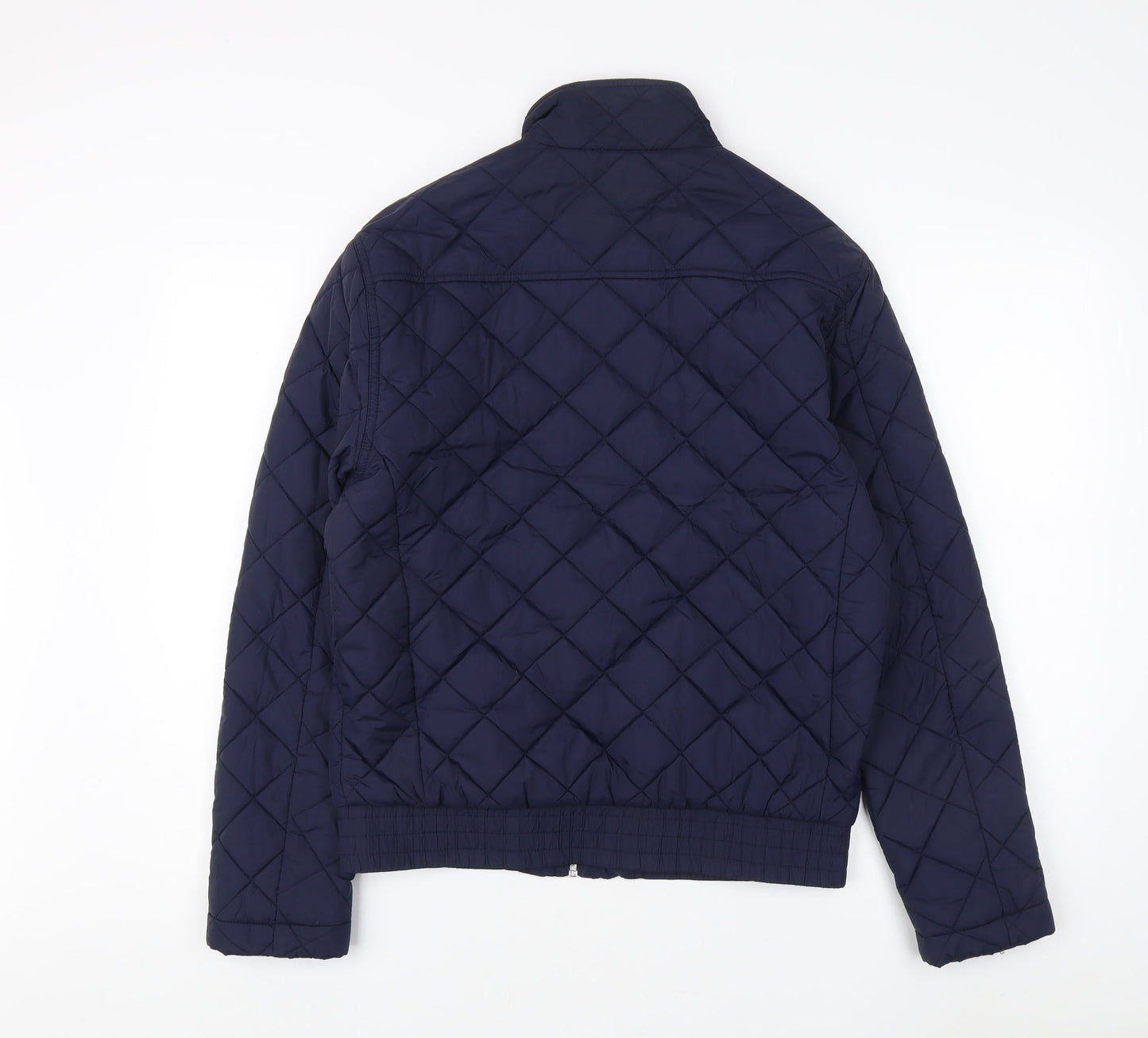 Womens UK Size S Marks and Spencer Blue Quilted Coat