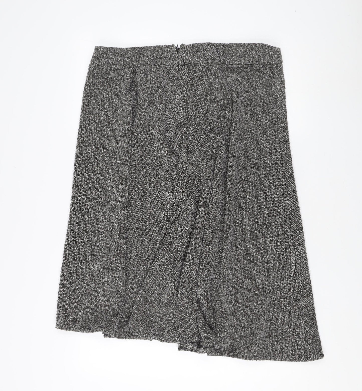 Marks and Spencer A-Line Midi Skirt Grey Women Size 18