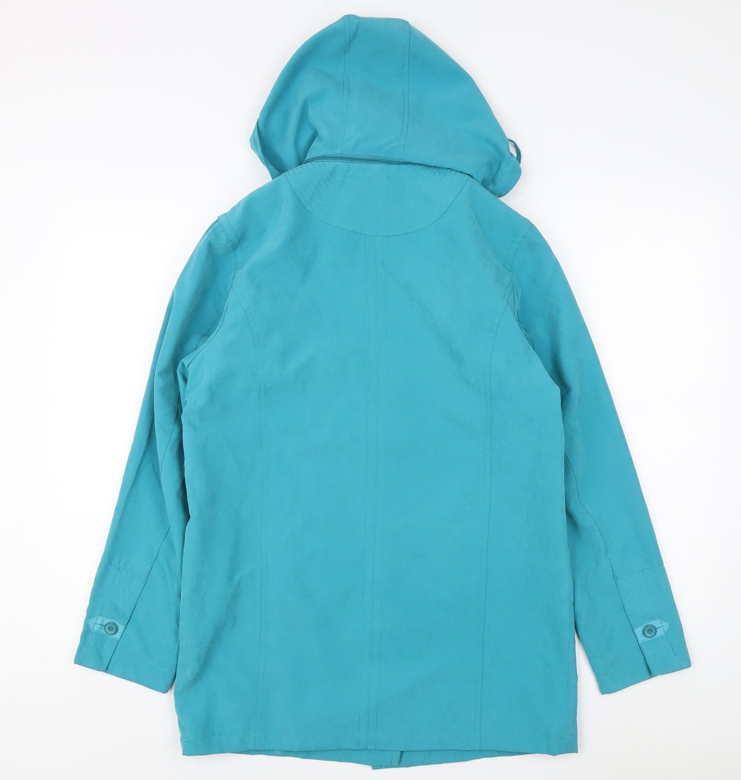 Womens UK Size 8 Katherine Hammond Blue Overcoat