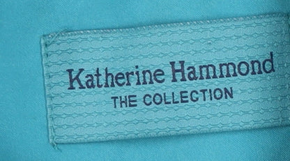 Womens UK Size 8 Katherine Hammond Blue Overcoat