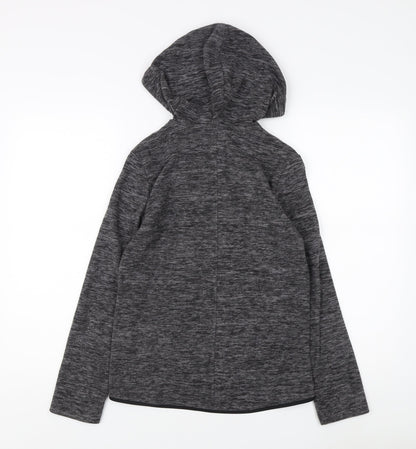 Next Women's Grey Hooded Active Jacket Size 6