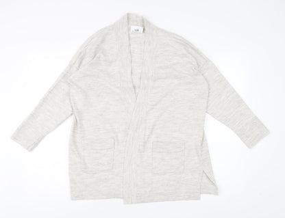 Womens UK Size M Wallis Grey Cardigan Jumper