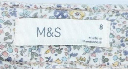 Womens UK Size 8 Marks and Spencer   Beige Trousers