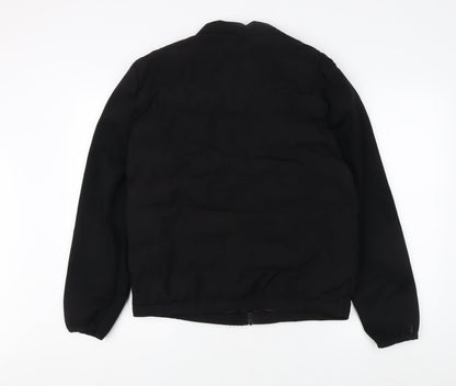 Womens UK Size L Zara Black Basic Jacket