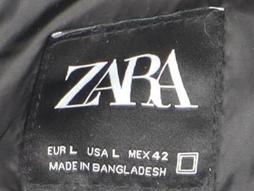 Womens UK Size L Zara Black Basic Jacket