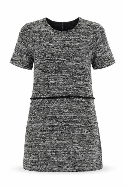 H&M Women's Black Grey Short Shift Dress S