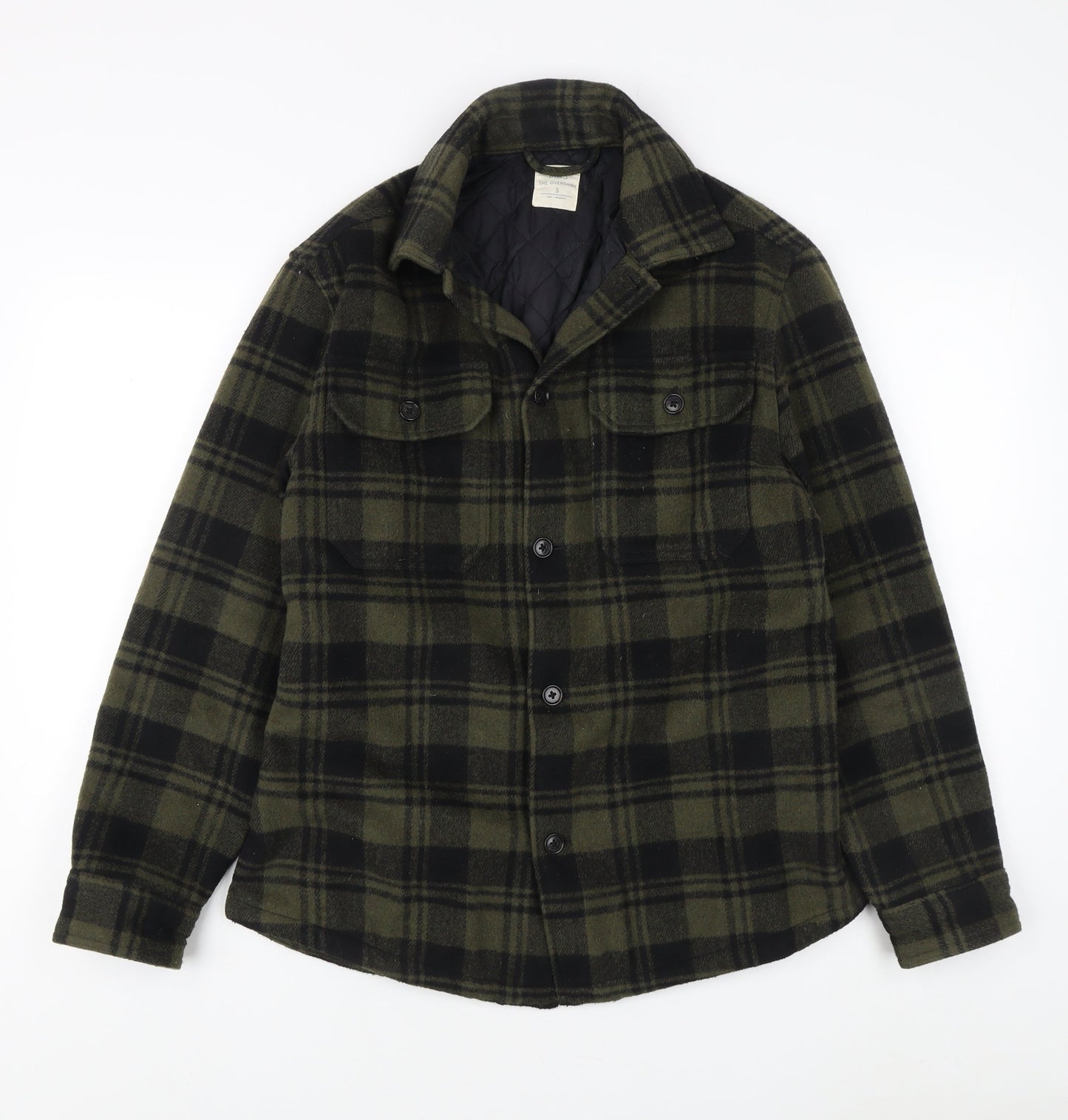 Mens UK Size S Marks and Spencer Green Basic Jacket