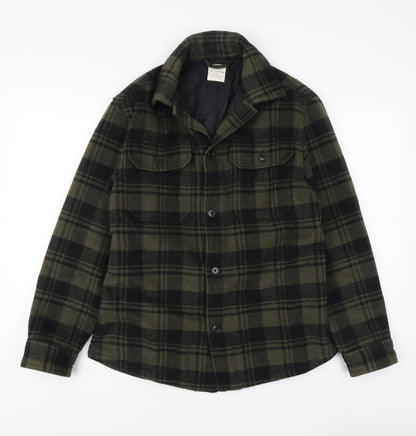 Mens UK Size S Marks and Spencer Green Basic Jacket
