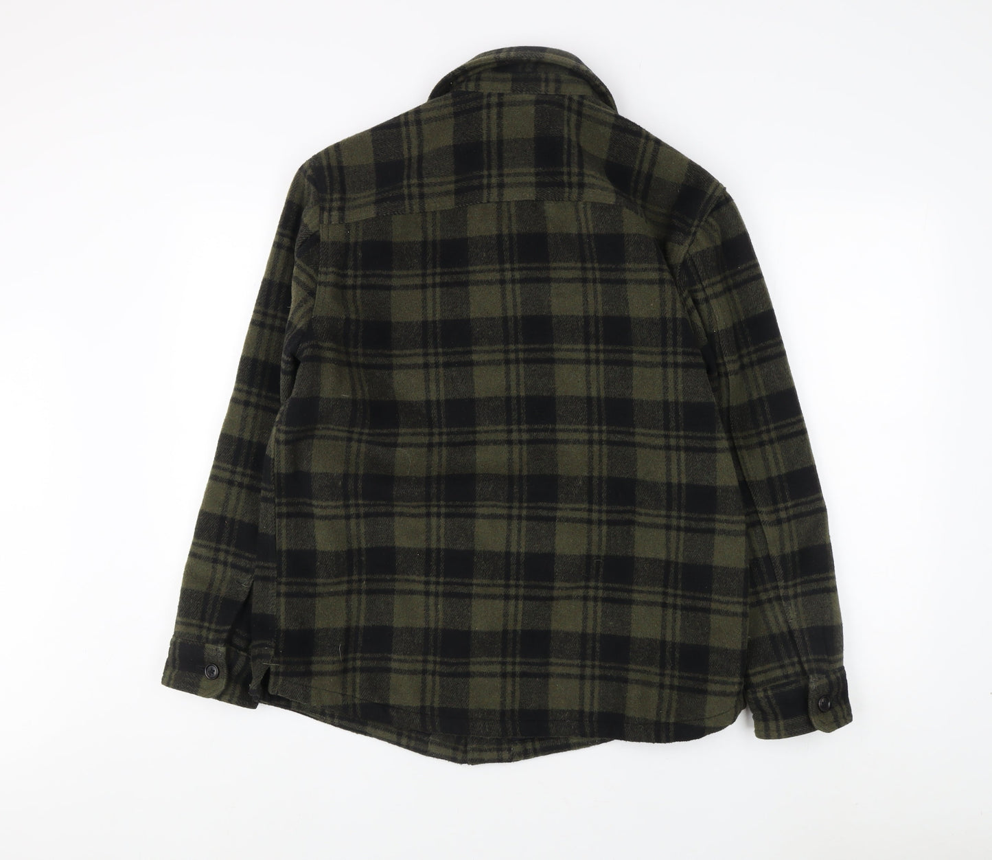 Mens UK Size S Marks and Spencer Green Basic Jacket
