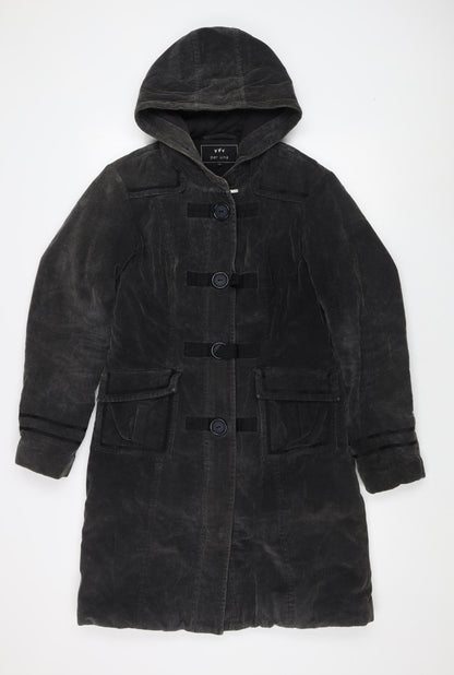 Womens UK Size S Per Una Black Parka Coat