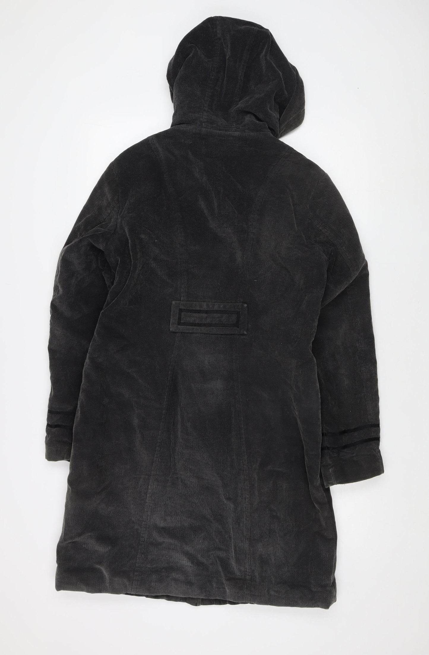 Womens UK Size S Per Una Black Parka Coat