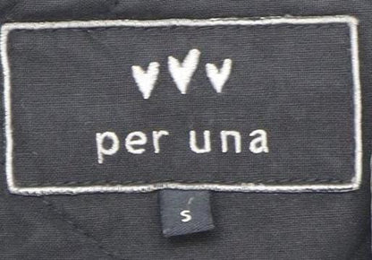 Womens UK Size S Per Una Black Parka Coat