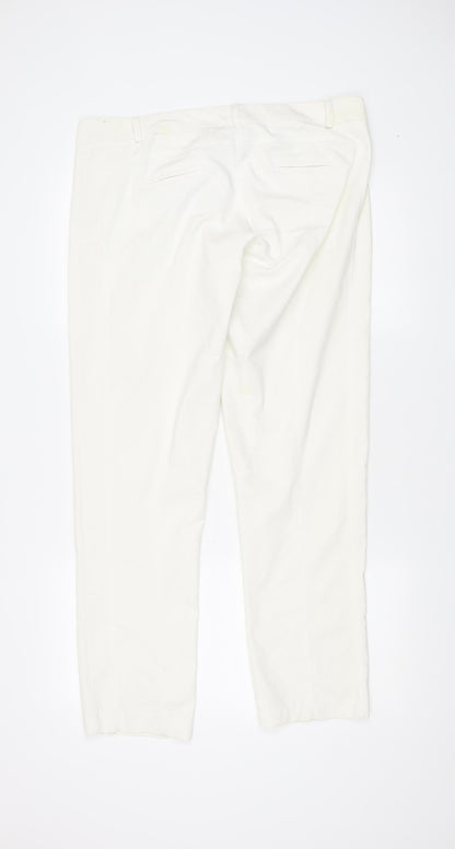 Miss Tic Women's White Trousers, Size 18, French Made