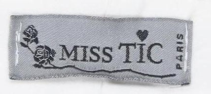 Miss Tic Women's White Trousers, Size 18, French Made