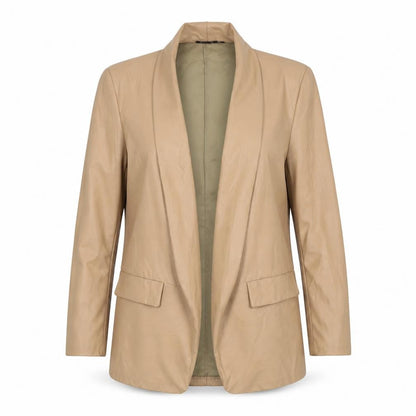 Womens UK Size 14 Boohoo Beige Basic Jacket