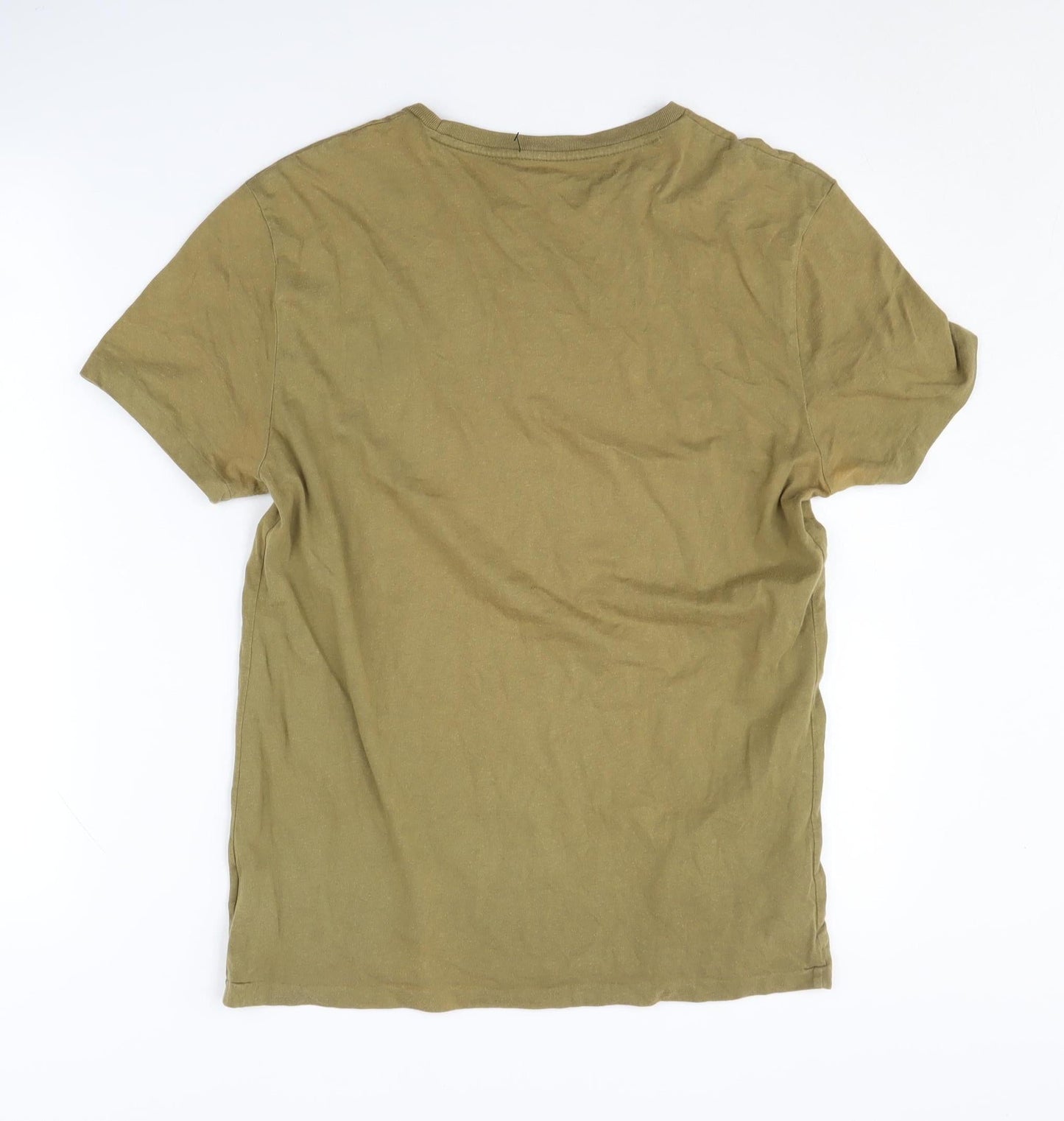 Ralph Lauren Men's Green T-Shirt, Small, Cotton