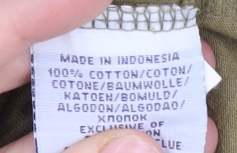 Ralph Lauren Men's Green T-Shirt, Small, Cotton