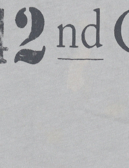 Lee Cooper Men's Grey Graphic Print T-Shirt L