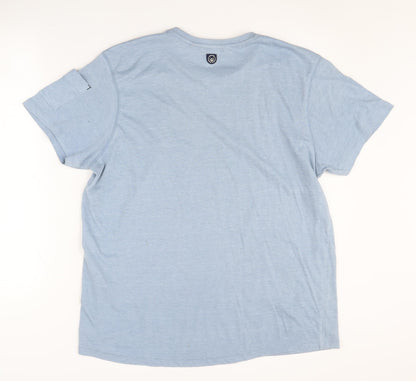 Mens UK Size XL Duck and Cover Blue  T-Shirt
