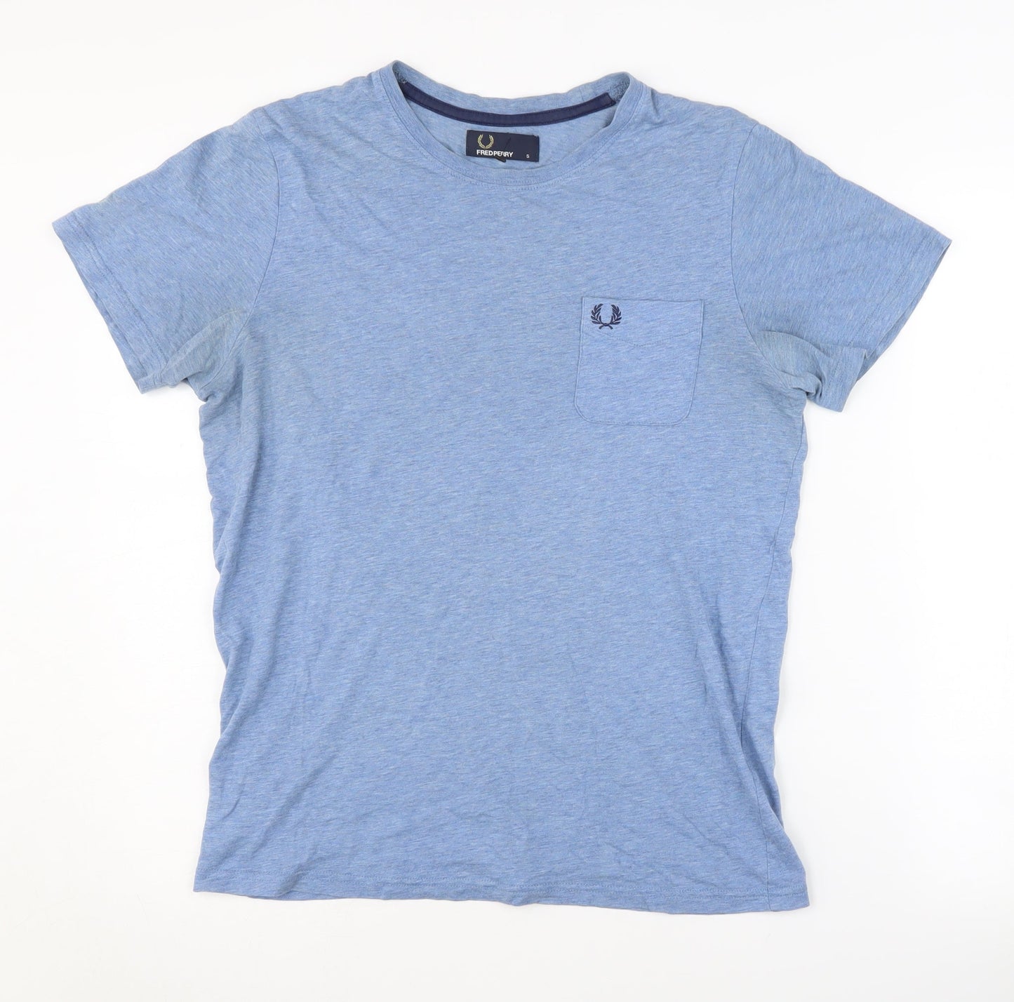 Mens UK Size S Fred Perry Blue  T-Shirt