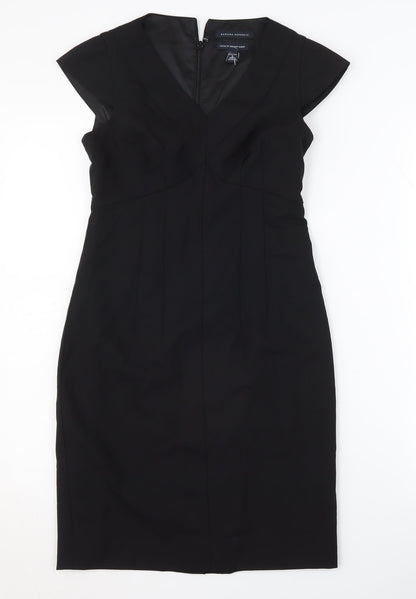 Banana Republic Women's Black Sheath Dress Size 4