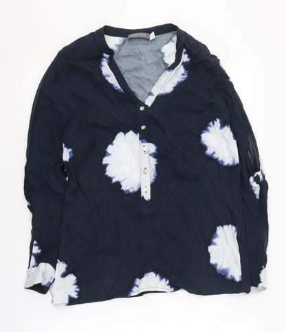 Womens UK Size 10 Mint Velvet Blue Basic Blouse