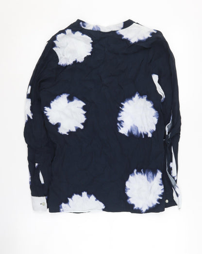 Womens UK Size 10 Mint Velvet Blue Basic Blouse