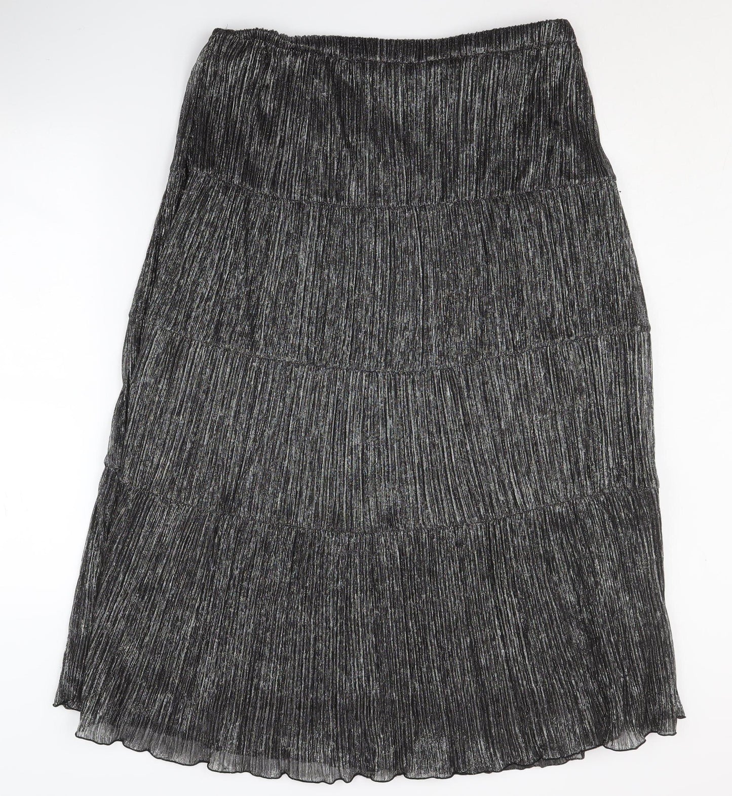 Hush Women's Black Pleated Skirt Size 14