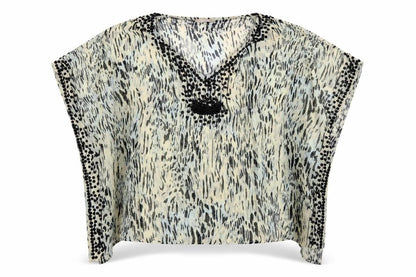 Womens UK Size 14 Planet Multicoloured Tunic Blouse