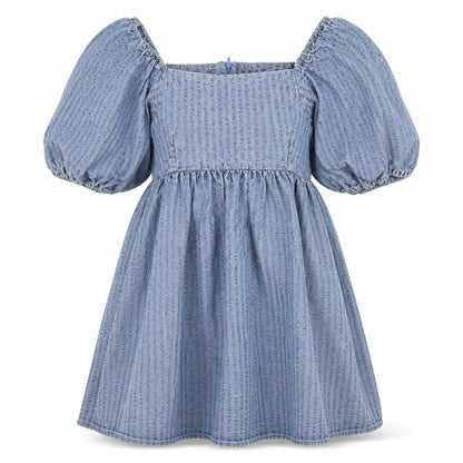 Levi's Women's Blue Puff Sleeve Dress Size S