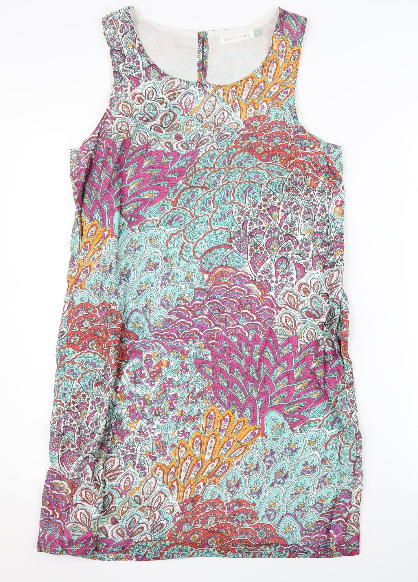 Lakeland Women's Multicoloured Paisley Dress Size 12
