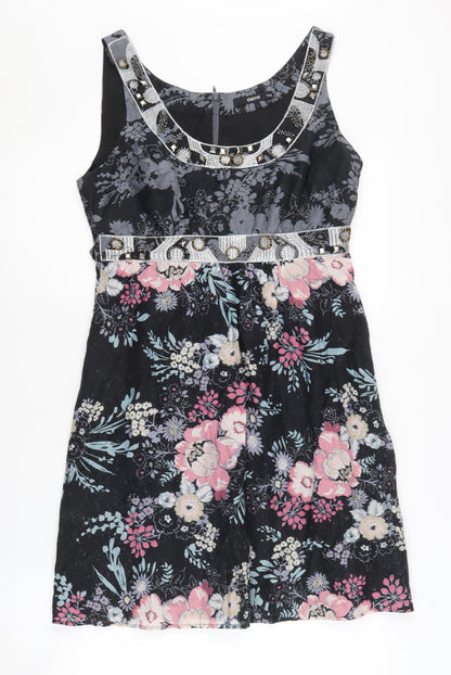 Oasis Women's Floral Fit & Flare Dress - Size 12