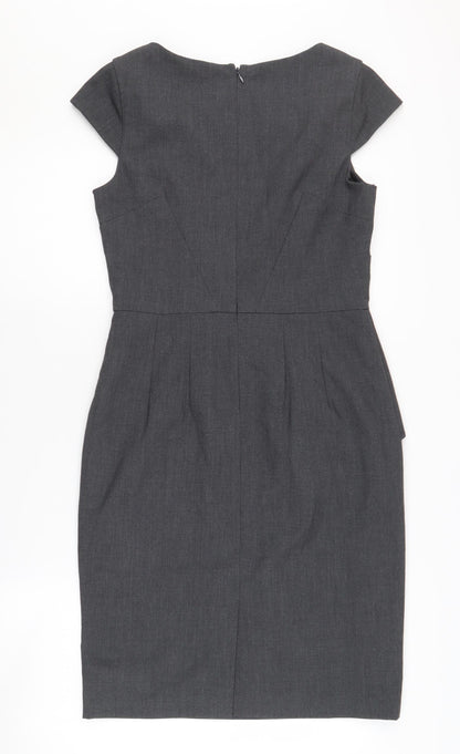 Calvin Klein Women's Grey Sheath Dress Size 4