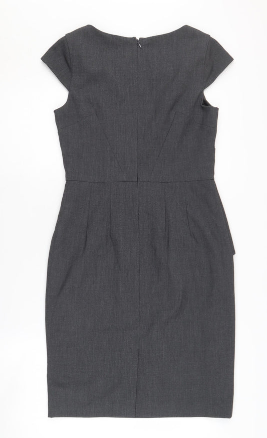 Calvin Klein Women's Grey Sheath Dress Size 4