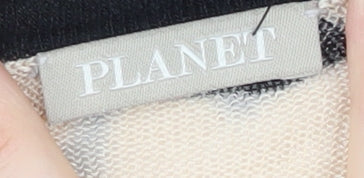 Womens UK Size XL Planet Black Pullover Jumper