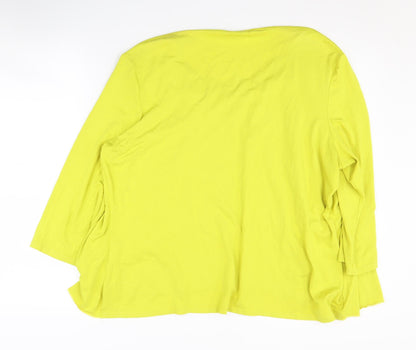 Womens UK Size 22 Jenny Loyd Yellow Pullover