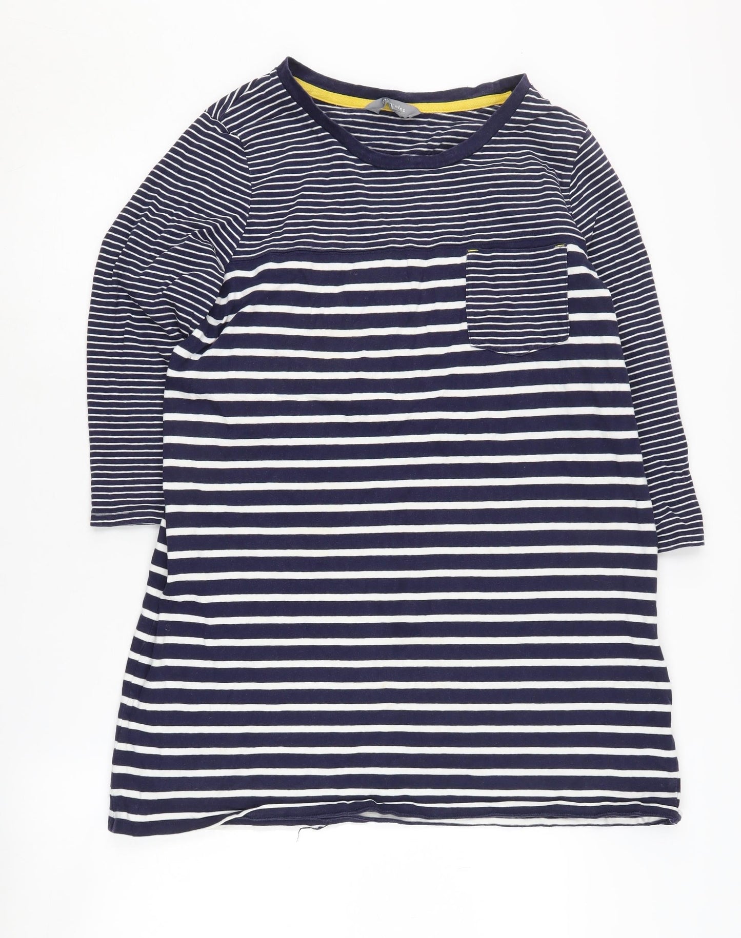 Womens UK Size 16 Principles Blue Basic T-Shirt