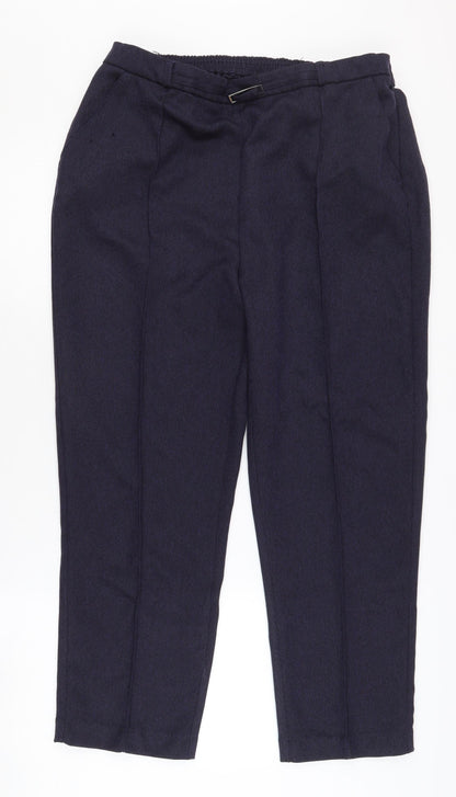 Womens UK Size 16 Honor Millburn Regular Fit Casual Blue Trousers