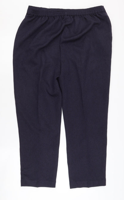Womens UK Size 16 Honor Millburn Regular Fit Casual Blue Trousers