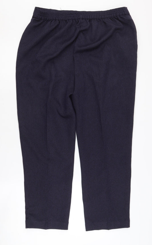 Womens UK Size 16 Honor Millburn Regular Fit Casual Blue Trousers