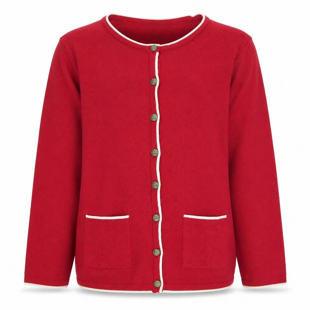 Womens UK Size L Honor Millburn at EWM Red Cardigan Jumper
