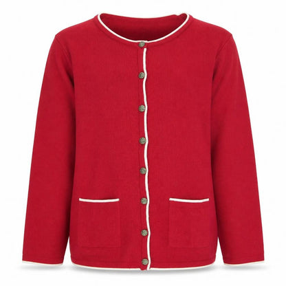 Womens UK Size L Honor Millburn at EWM Red Cardigan Jumper