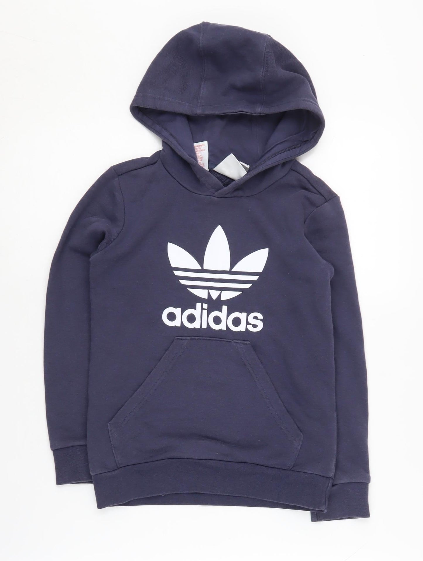 Adidas Boys Blue Pullover Hoodie 7-8 Years
