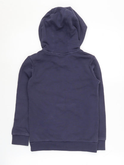 Adidas Boys Blue Pullover Hoodie 7-8 Years
