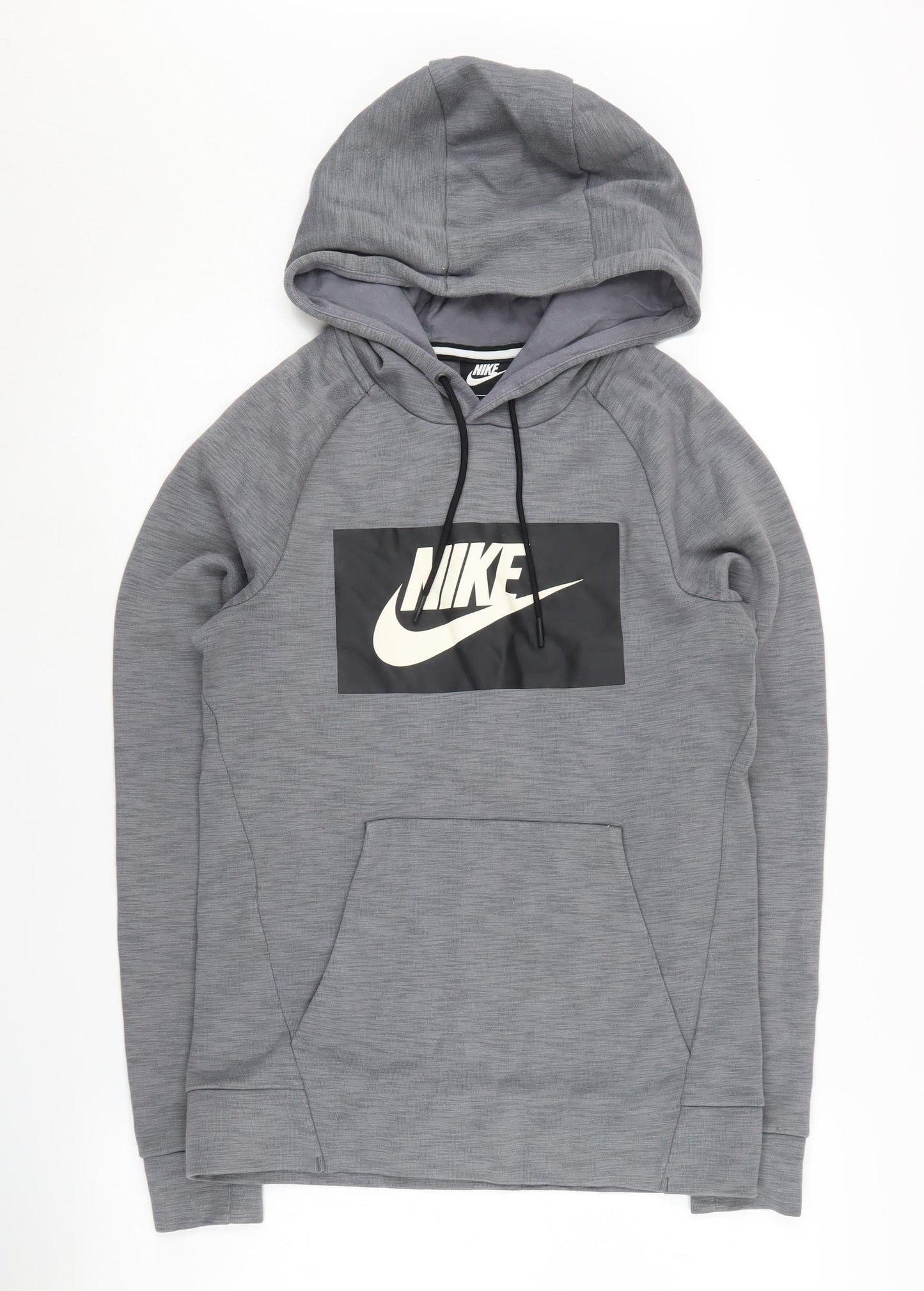 Unisex Adults UK Size XS Nike Grey Pullover Hoodie