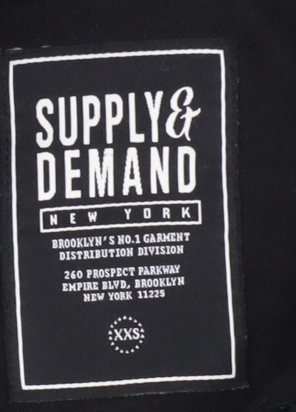 Supply & Demand Men's XS Black Colourblock Polo