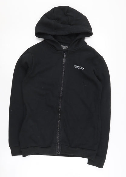 McKenzie Boys Black Full Zip Hoodie 13-14 Years, Casual Wear